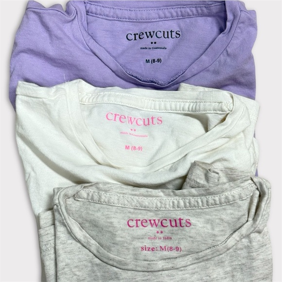 Crewcuts Girls Long Sleeve Graphic Tee Bundle Set of 3 Size M (8–9) - Picture 3 of 7